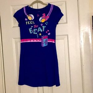 Jojo Siwa Nickelodeon girls dress size Lg 10/12 like new feel the beat dress